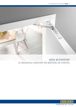 Amortisseur à l'ouverture de portes intérieures battantes | ActiveStop