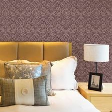 Revêtement mural PVC d'aspect damassé | Osaka Damask