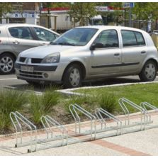 Râtelier 6 vélos sur 2 niveaux côte à côte