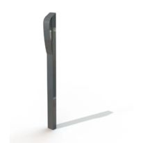 Borne anti stationnement Bordeaux acier