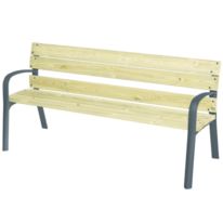 Banc urbain en pin classe 4 autoclave Modo pin
