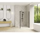 Paroi simple pour un espace douche ouvert avec volet pivotant à 180°  | SMART DESIGNE DUO