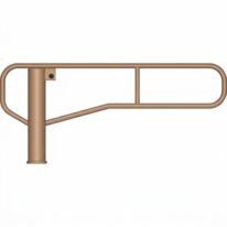 Barrière pivotante | Barrière courte à loquet pour contrôle d'accès