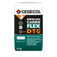Mortier-colle à double taux de gâchage | CARROFLEX DTG
