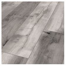 Revêtement de sol stratifié hydrofuge en bois Dureco Classic Line | A08 Chêne gris rustique lame large