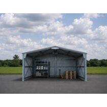 Abri bi-pente en kit - 8x5x3,35m - bardage 2 pignons + 1 long pan