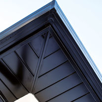 Gouttière trapèze  en aluminium prélaqué au design épuré  | E325 Evolution