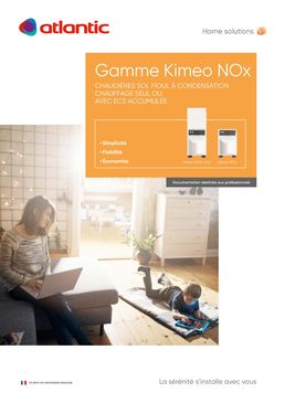 Chaudière sol fioul à condensation chauffage seul ou ECS 25 à 30 kW | GAMME KIMEO NOx
