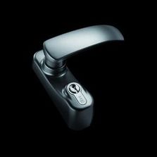 Poignée de porte à cylindre revêtue d'un traitement antibactérien | Trim