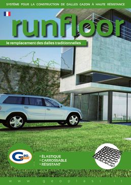 Dalle à haute performance pour surfaces carrossables pérmeables | Runfloor