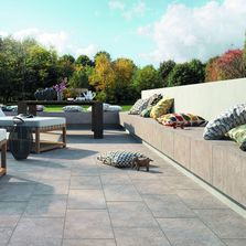 Carrelage extérieur imitation pierre ardoisée | Quartz