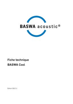 Système de plafond acoustique avec natte de chauffage ou rafraîchissement | BASWA Cool