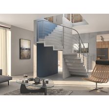 Escalier en béton balancé à fût droit | Spiral