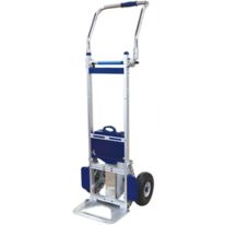 Diable monte-escalier électrique avec frein