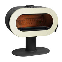 Poêle à bois en fonte 10 kW sur pied avec post combustion | Fifty sur pied 6480-44