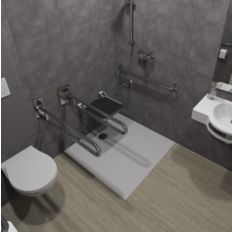 Salle de bain préfabriquée pratique et esthétique | ODESSA | Gamme BAUDET ACCESS