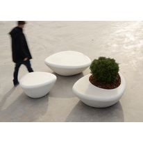 Jardinière en béton sablé et hydrofugé pour espaces urbains | Super Cell Planter SCPL