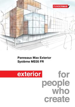 Façade Bardage biosourcé à fixation invisible type MODULO | Max Exterior ME05 FR