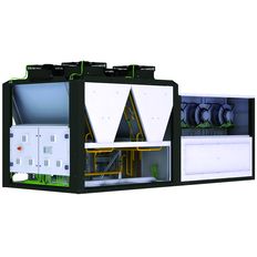 Unité de climatisation monobloc air-air horizontale en toiture | Vectios Power