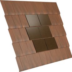 Tuile solaire noire ou rouge pour toiture terre cuite | HP 10 SOLAIRE