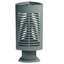 Poubelle de ville sur socle Scuderia 60 litres