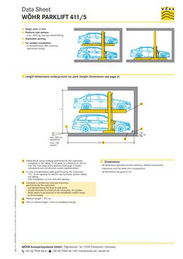 Stationnement de deux véhicules | PARKLIFT 411 
