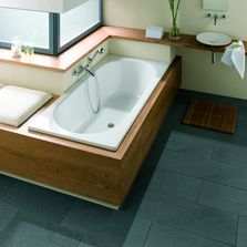 Baignoire duo en îlot, murale ou encastrable en acier titane vitrifié | BetteStarlet