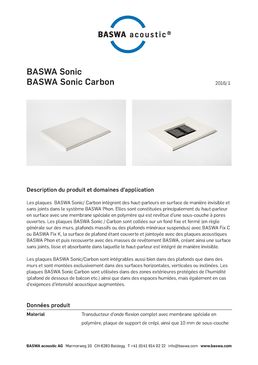 Enceinte encastrable invisible pour système BaswaPhon | Baswa Sonic/Carbon