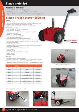 Tracteur pousseur motorisé Tract’n'Move 5000 kg | Timon TM50 