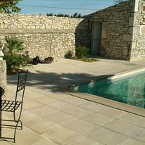 Dalles carrées aspect pierre de taille | Dalle Rivages