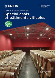 Catalogue Brochure Usystem Spécial Chais et Bâtiments viticoles
