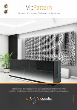 Panneau acoustique décoratif et lumineux | Vicpattern