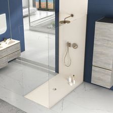 Receveur de douche extra-plat aux normes PMR | Elegance