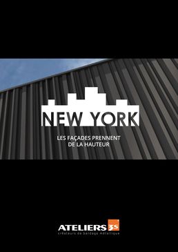 Bardage acier 3D en 3 profils | NEW YORK, la première gamme de parements à profondeurs de nervures aléatoires