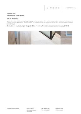 Turnable corner Brevet Mondial, avec galandage à 90% | Gamme TH+