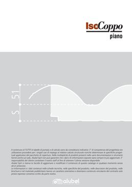 Panneau sandwich métallique aspect tuile canal | Isocoppo Flat