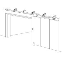 Porte coulissante en acier CF et PF deux heures | C2