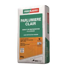 Sous-enduit blanc de restauration à la chaux pour des façades anciennes | PARLUMIERE CLAIR 