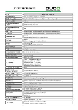 Grille architecturale |  DucoGrille NightVent