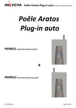 Poêle à granulés | Aratos Plug-IN AUTO