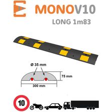 Ralentisseur de vitesse monobloc hauteur 75 mm | MONO-V10 Réf. : RAL1875NJ