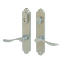 Ensemble de poignées avec cylindre US et plaque 45mm | VENICE