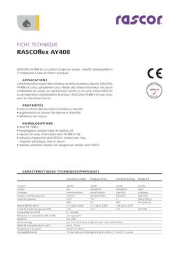 Résine d'injection bi-composants à base de résine acrylique | RASCOflex AY408