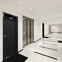 Bloc-porte palier métallique de réhabilitation | MPER42