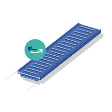 Barrette isolante pour portes aluminium | Polyamide anti-effet bilame