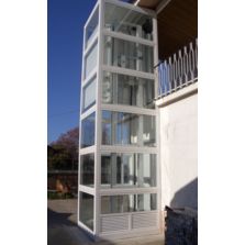 Monte-charge accompagné et accessible (fixation murale en simple ou double colonne)