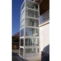 Monte-charge accompagné et accessible (fixation murale en simple ou double colonne)