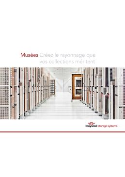 Rayonnage mobile pour l'aménagement de réserves de musées | Rayonnage mobile Compactus pour musées