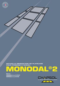 Platelages pour passages à niveau et supporttant le trafic lourd routier | Monodal 2