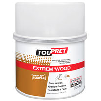 Mastic bi-composant pour réparation sur bois exposé | Toupret Extrem'Wood